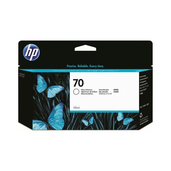 (まとめ) HP70 インクカートリッジ グロスエンハンサ 130ml 顔料系 C9459A 1個 〔×10セット〕