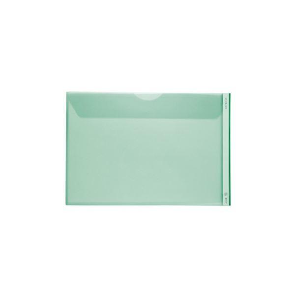 (まとめ) キングジム Mホルダー A3ヨコ 緑フタ付 753E 1セット(5枚) 〔×10セット〕