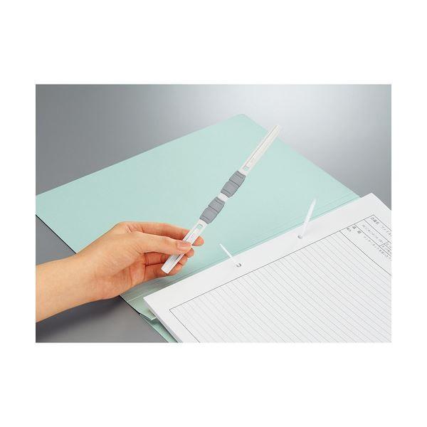 (まとめ) コクヨ フラットファイルW(厚とじ) A4タテ 250枚収容 背幅28mm 緑 フ-W10G 1パック(10冊) 〔×10セット〕の画像