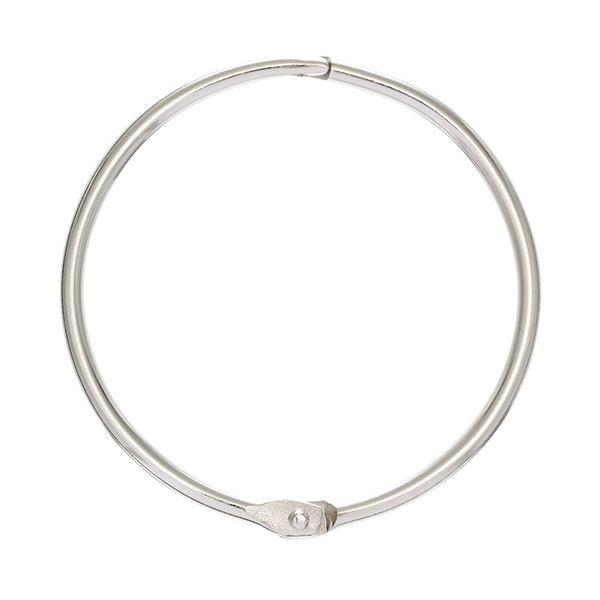 (まとめ) TANOSEE カードリング 内径50mm 1パック（10個） 〔×30セット〕_1