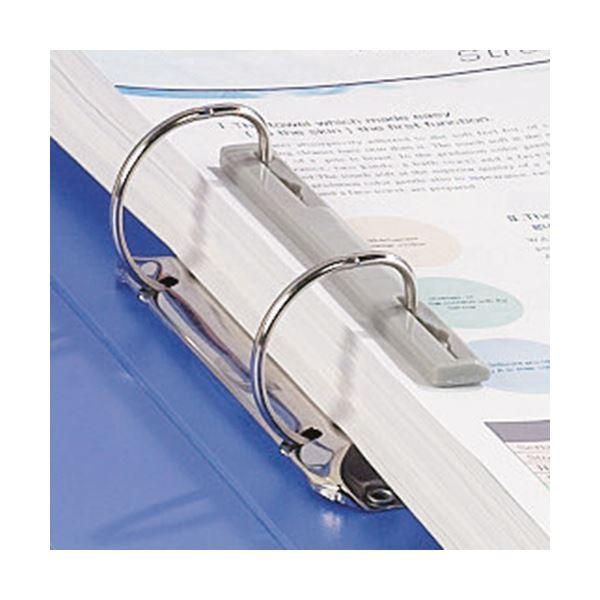 (まとめ) TANOSEE Dリングファイル（再生PP表紙） A4タテ 2穴 300枚収容 背幅43mm ピンク 1冊 〔×30セット〕の画像