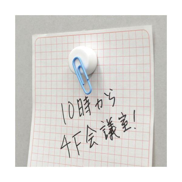 (まとめ) マグエックス カラーマグネット 両面磁力 小 直径18×高さ9mm 白 MFCM-18-3P-W 1箱（3個） 〔×30セット〕の画像