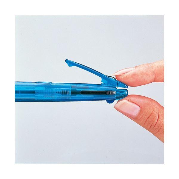 (まとめ) ゼブラ 多色油性ボールペンクリップ-オンG 3C 0.7mm （軸色：透明） B3A3-C 1本 〔×50セット〕の画像