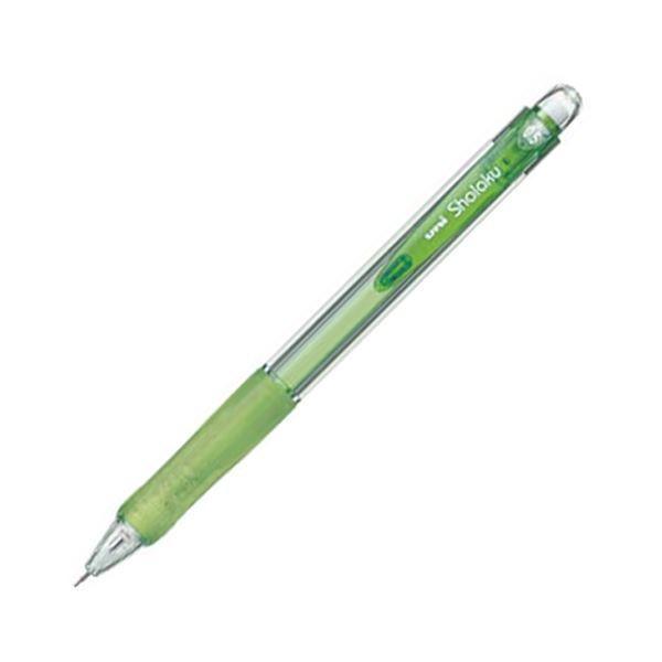 (まとめ) 三菱鉛筆 シャープ SHARPペンシル VERYシャ楽 0.5mm (軸色 透明緑) M5100T.6 1本 〔×100セット〕