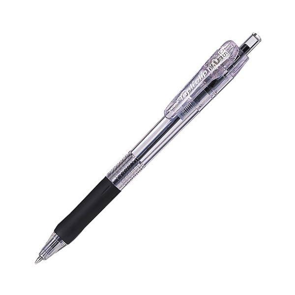 (まとめ) ゼブラ 油性ボールペン タプリクリップ 0.5mm 黒 BNS5-BK 1本 〔×100セット〕