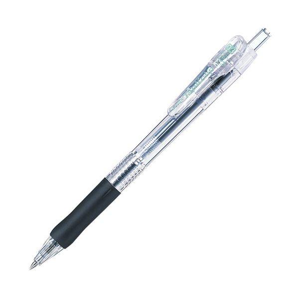 (まとめ) ゼブラ 油性ボールペン タプリクリップ 0.4mm 黒 BNH5-BK 1本 〔×100セット〕