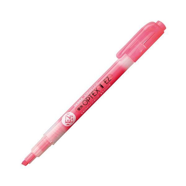 (まとめ) ゼブラ 螢光オプテックス1 EZ サクラ色 WKS11-P 1本 〔×300仕掛ける〕 万年筆-キッチン、日用品、文具-筆記用具