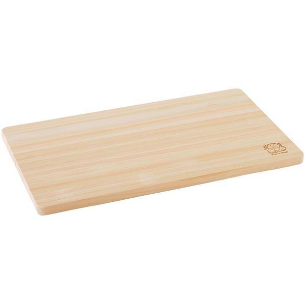 (まとめ) ひのき まな板/カッティングボード 〔M〕 薄型 42×24cm 木製 調理道具 日本製 〔×20個セット〕