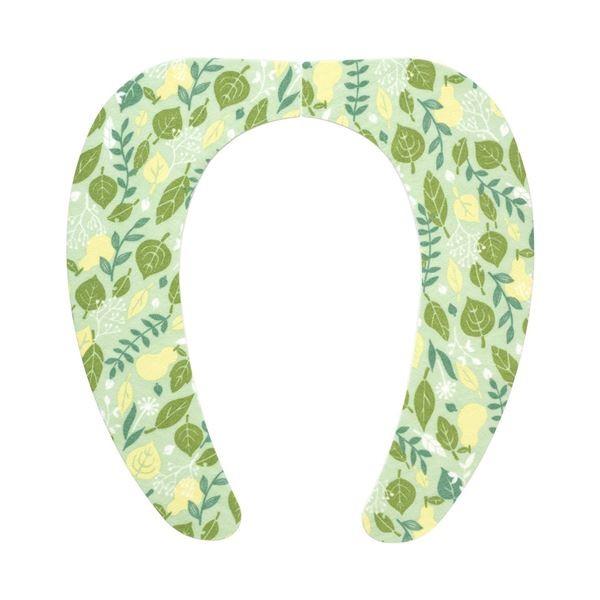 (まとめ) 便座シート/吸着べんざシート 〔ボタニカル〕 洗える トイレ用品 『レック ぴたQ』 〔72個セット〕