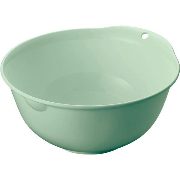 (まとめ) プラスチック製 ボール 〔24cm〕 抗菌仕様 グリーン キッチン用品 『Nポゼ』 〔60個セット〕