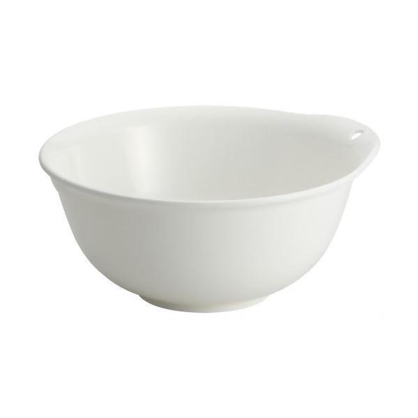 (まとめ) プラスチック製 ボール 〔24cm〕 抗菌加工付き ホワイト キッチン用品 『ポゼ』 〔60個セット〕
