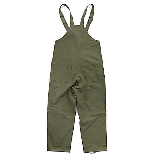 フランスタイプ 海軍 デッキパンツ S オリーブ 綿 コットン100％ ドローコード付き ミリタリーパンツ ミリタリーウェアの画像