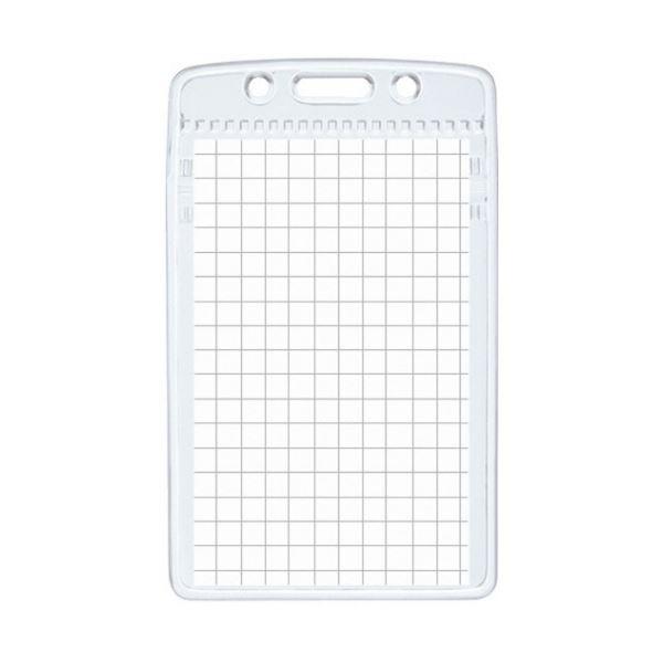 （まとめ）コクヨ ソフトケース（チャック式）（アイドプラス）名刺・IDカード用 タテ型 ナフ-C181-10N 1パック（10枚）〔×5セット〕