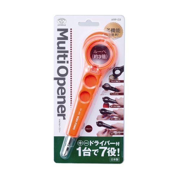 （まとめ）旭電機化成 マルチオープナー オレンジ色ARP-03-OR 1個〔×10仕かける〕