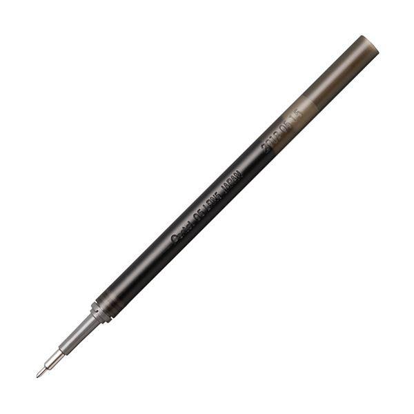 （まとめ）ぺんてる ゲルインキボールペン ノック式エナージェル インフリー 替芯 0.5mm ブラック XLRN5TL-A 1セット（10本）〔×10セット〕