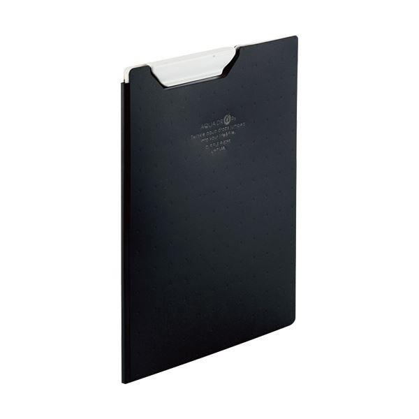 （まとめ）リヒトラブ AQUA DROPsゼムクリップ整理保存用具 A5 黒（濁り）F-5065-24 1枚〔×10仕掛ける〕 文具、ステーショナリー-クリップボード-ファイル、ケース