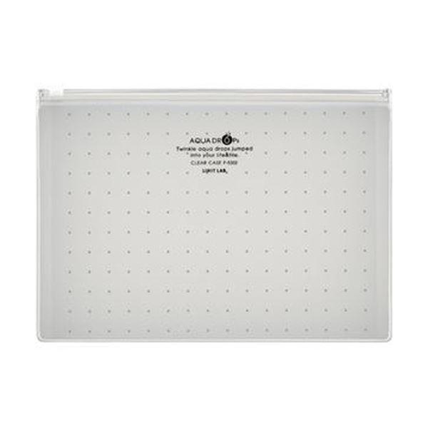 （まとめ）リヒトラブ AQUA DROPsクリヤーケース A5ヨコ 乳白 F-5302-1 1枚〔×50セット〕
