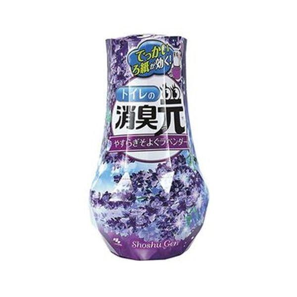 （まとめ）小林製薬 トイレの消臭元やすらぎそよぐラベンダー 400ml 1個〔×20セット〕