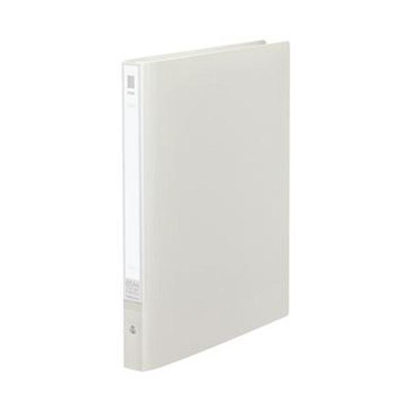 （まとめ）コクヨ クリヤーブック（NEOS） 替紙式 A4タテ 30穴 10ポケット付属 背幅27〜40mm オフホワイト ラ-NE720W1冊〔×10セット〕