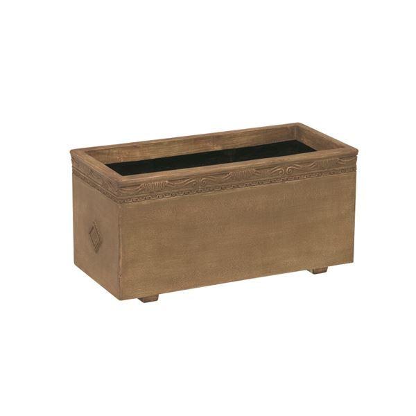 大和プラスチック ファイバーグラスシリーズ ブロンズプランター BPL-100型 ブロンズ （底穴なし）