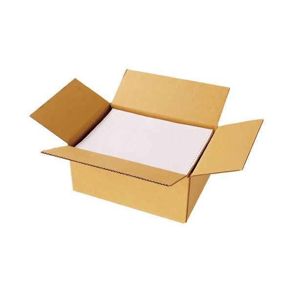 （まとめ）TANOSEE 無地ダンボール箱 PC用紙対応（M）サイズ 高さ185mm 1パック（10枚） 〔×5セット〕