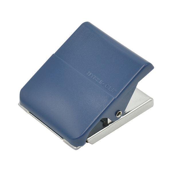 （まとめ）マグエックス マグネットハイブリッドクリップ L W47×D32×H53mm 青 MHC-200-B 1個 〔×30セット〕
