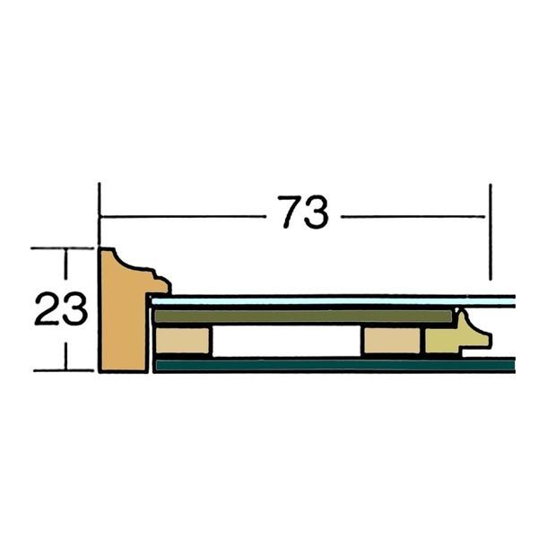 〔 日本画額 〕木製フレーム 和額 色紙額 色紙Fサイズ 木製日本画額 F4サイズ 333×242mm ウグイス 額縁 額 フレーム_3