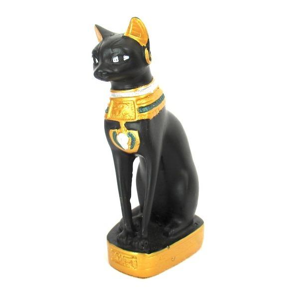 〔古代エジプトのバステト神〕〔Mサイズ〕猫型の女神 立像 猫神 彫像 彫刻｜kagu-plaza｜05