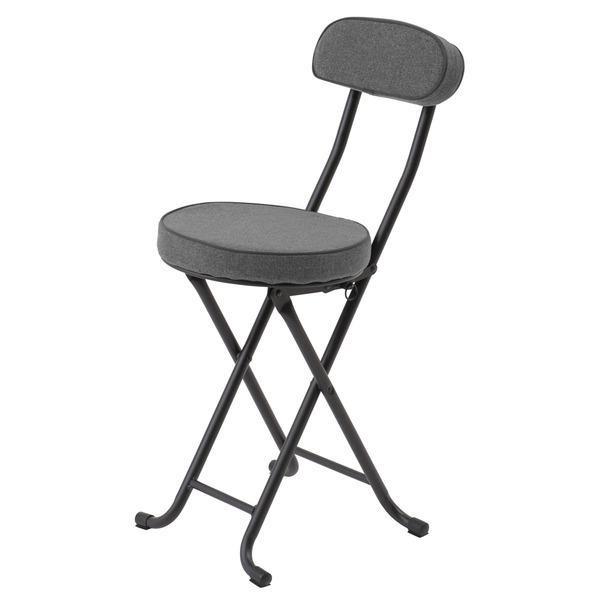 ⭐️完成品⭐️ 〔6脚セット〕クラシカルチェア(グレー) 折りたたみ椅子 カウンターチェア スチール イス 背もたれ付 コンパクト スリム キッチン パイプイス モダン カフェ ... 【H1899577087】(9926円)