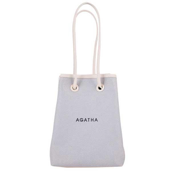 AGATHA（アガタ）AGT212-543 スリムデザインガーデンバケットトートバッグ ブルー