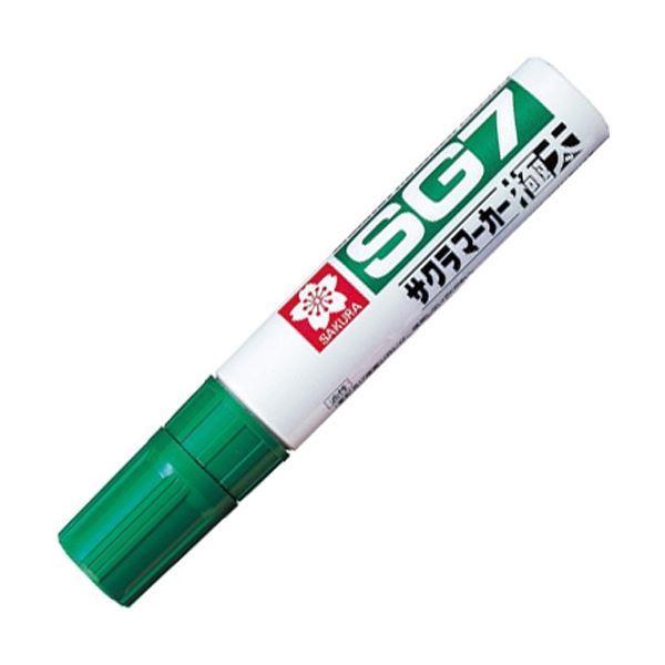 (まとめ) サクラクレパス 油性マーカー SG7 極太 みどり JGK#29 1本 〔×30セット〕