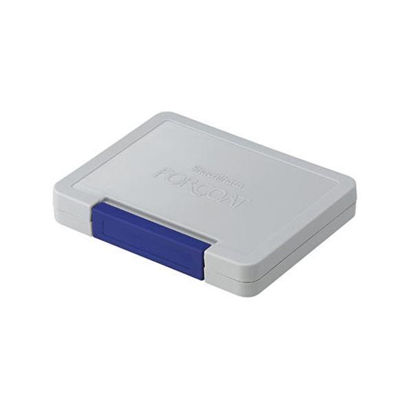 (まとめ) シヤチハタ フォアコートスタンプ台 大形 藍色 HCN-3-B 1個 〔×5セット〕