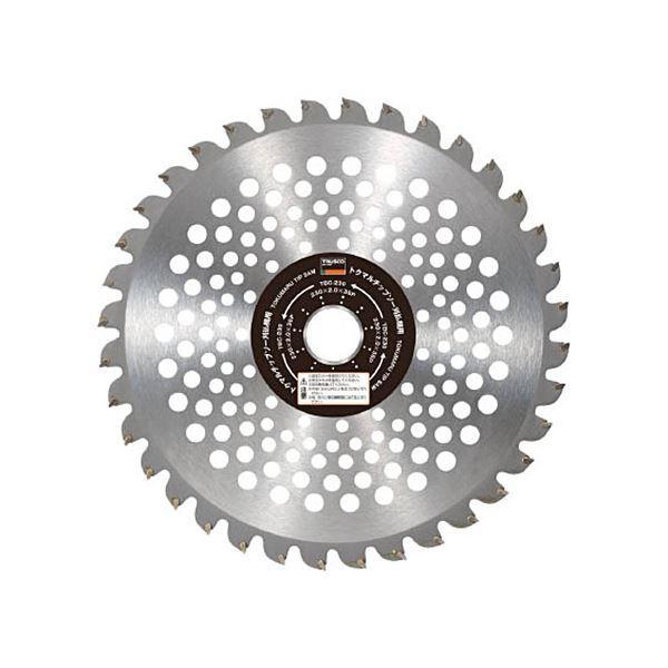 (まとめ) TRUSCO トクマルチップソー刈払機用 255×25.4×40P TBC-255 1枚 〔×5セット〕