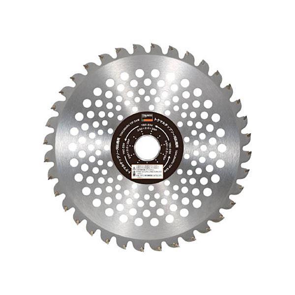 (まとめ) TRUSCO トクマルチップソー刈払機用 230×25.4×36P TBC-230 1枚 〔×5セット〕