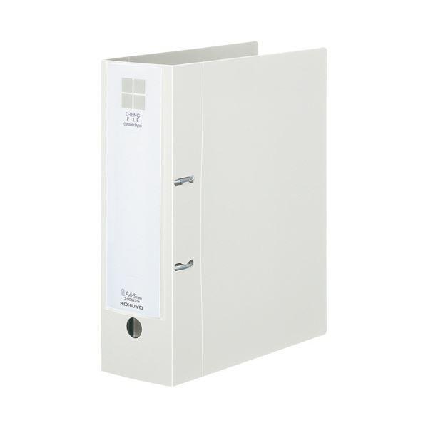 (まとめ) コクヨ D輪っか整理保存用具(スムース表現スタイル) A4タテ 700枚受け入れる 背幅95粍 象牙色 フ-UDS470W 1冊 〔×10仕掛ける〕 ファイル、ケース-クリアファイル-文具、ステーショナリー