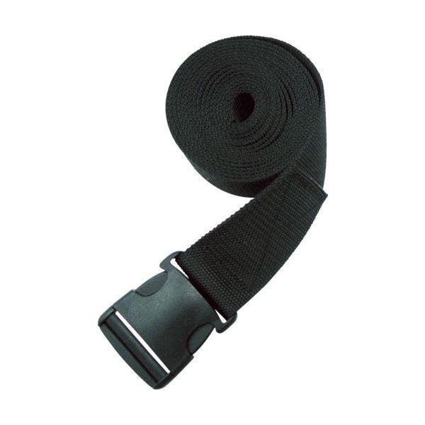 (まとめ) TRUSCO 樹脂バックル付結束ベルト 25mm TLB-PT-KB25 1本 〔×10セット〕