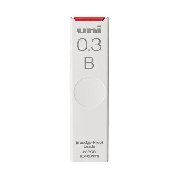 (まとめ) 三菱鉛筆 シャープ替芯 ユニ 0.3mm B ULS0325B 1個(25本) 〔×50セット〕