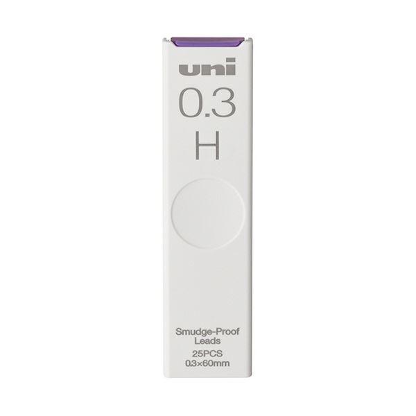 (まとめ) 三菱鉛筆 シャープ替芯 ユニ 0.3mm H ULS0325H 1個(25本) 〔×50セット〕