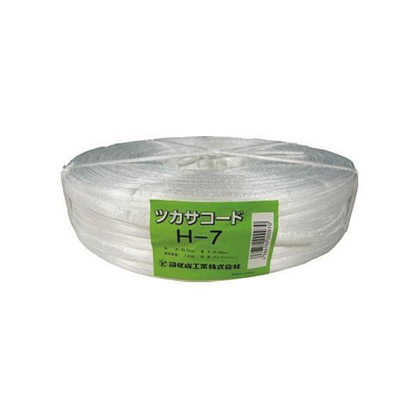 (まとめ) 司化成工業 ツカサ PP周面融着縄(ツカサコード) H-7 1巻 〔×5セット〕