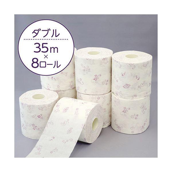 (まとめ) クレシア クリネックス 長持ち シャワートイレ用 8ロール 無香 〔×5セット〕_3