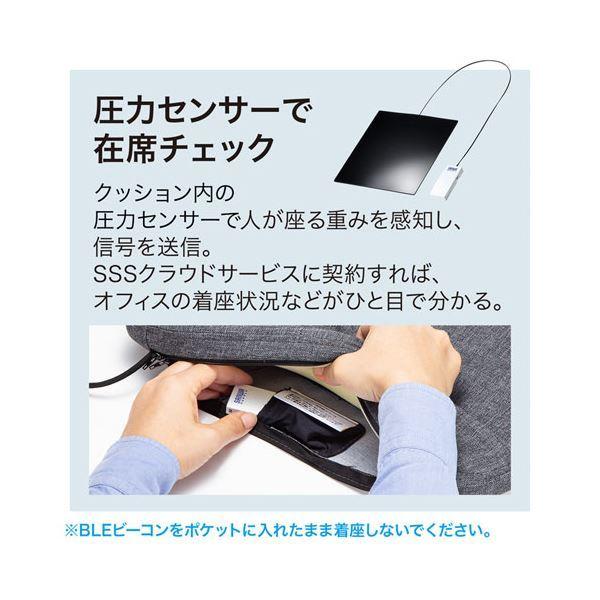 サンワサプライ スマートクッション SNC-CS3-BLEGY グレーの画像