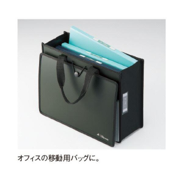 （まとめ）リヒトラブ ALTNAツールバッグ(P.P.) A4ヨコ オリーブ A-7773-22 1個〔×10セット〕の画像