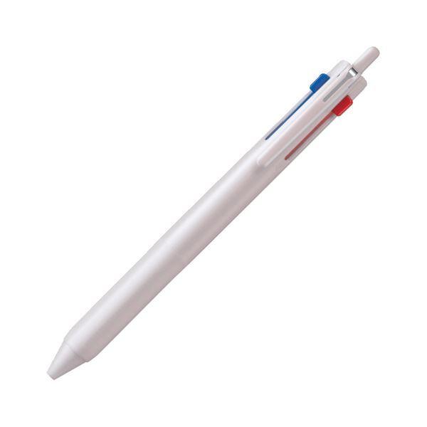 （まとめ）三菱鉛筆 ジェットストリーム3色ボールペン 0.5mm (軸色：ホワイトライトピンク) SXE350705W.51 1本〔×20セット〕