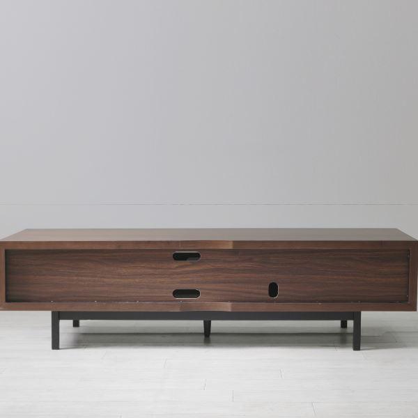 TVボード（ウォルナット） 幅約150cm [完成品/脚のみ取付］_4
