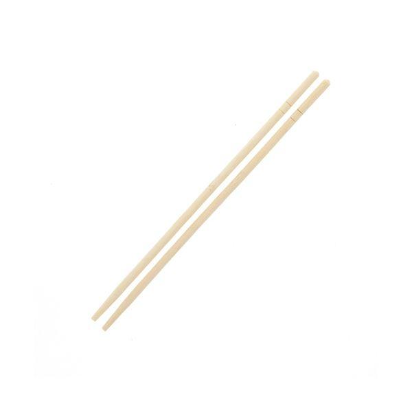 シモジマHEIKO 割箸 竹丸箸 ポリ完封 楊枝なし 20cm #004636337 1セット（4000膳：100膳×40パック）の画像