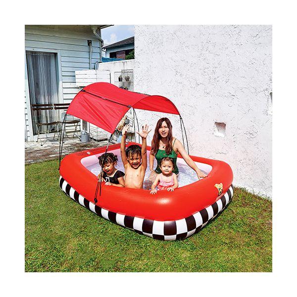 ジーロン キャノピー2リングプール 大型ガーデンプール・大型空気栓 約196×144×48cm JL-685122_2