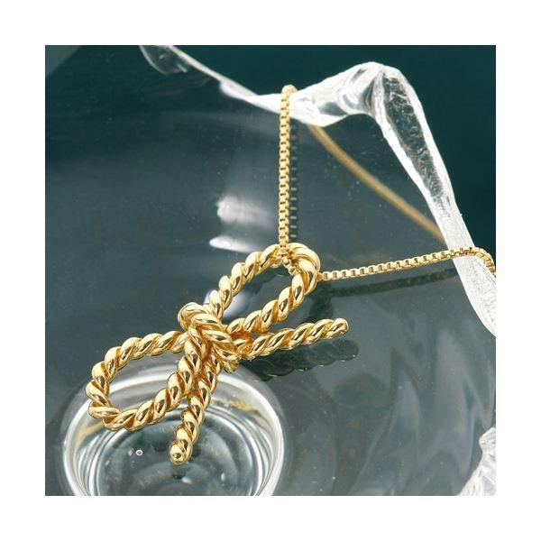 ブランド Amelie Monchouchou（アメリ モンシュシュ） リボンペンダント＆ピアス コフレセット K18イエローゴールド 【G2712650119】(14175円)