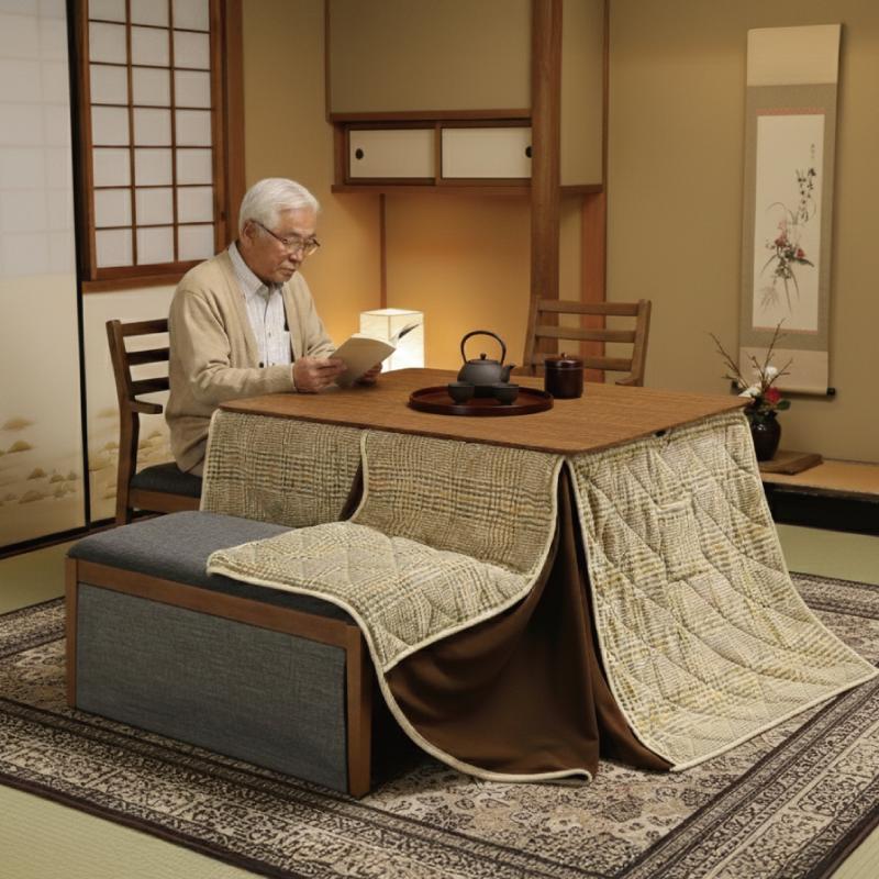 新発売 天然木 ダイニングこたつ4点セット こたつセット ダイニング