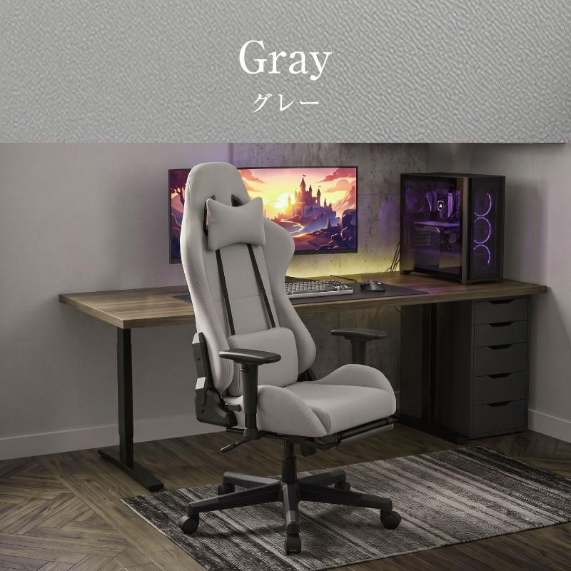 新発売 ゲーミングチェア オフィスチェア リクライニング オットマン