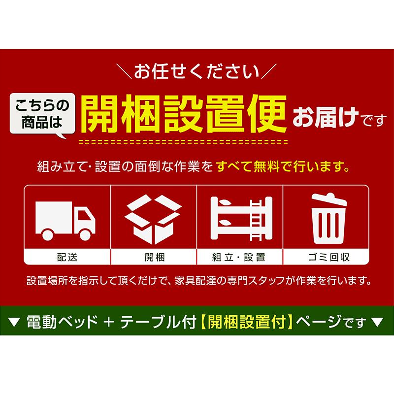 ARTTOWN 開梱設置付き 電動ベッド 介護ベッド リクライニング 3
